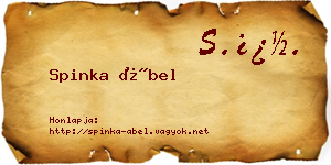Spinka Ábel névjegykártya